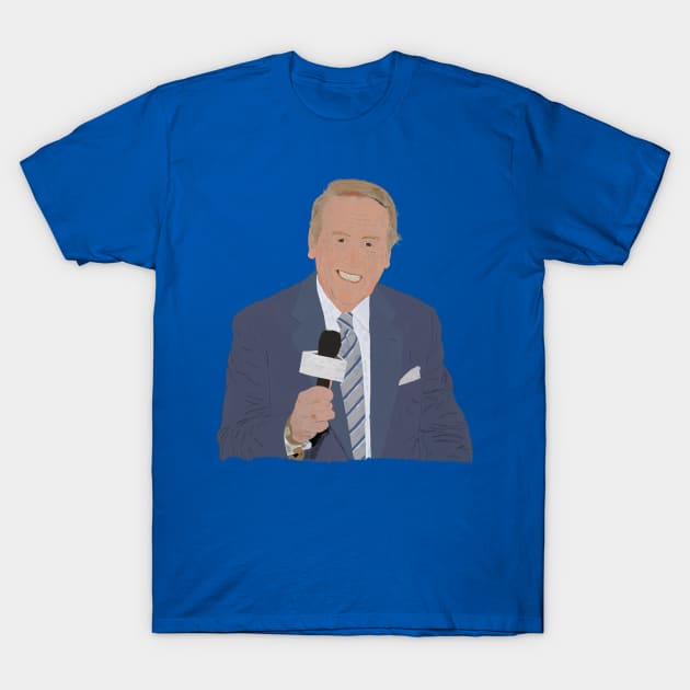 Vin Scully T-Shirt by Ferrajito